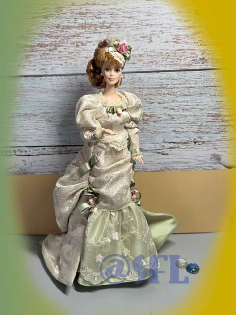 Mattel Barbie 1998 Limited Edition Mint Memories Victorian Tea Porcelain Doll
